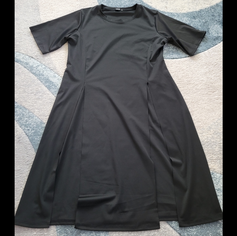 SHEIN Curve Double High Slit Long Tunic